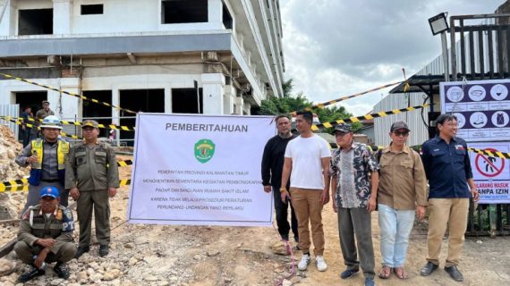 Kontraktor Terowongan Bongkar Rumah Sakit Islam Samarinda, Dihentikan Pemprov Kaltim