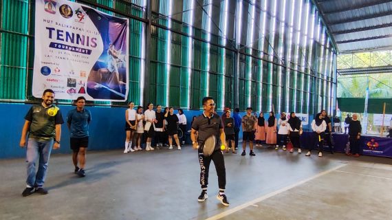 Turnamen Tenis Gembira Dimulai, Rahmad Mas’ud: Hidupkan Olahraga