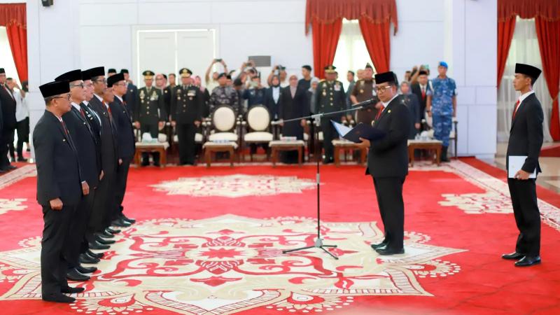 Pelantikan Pjs Bupati dan Wali Kota oleh Pj Gubernur Kaltim