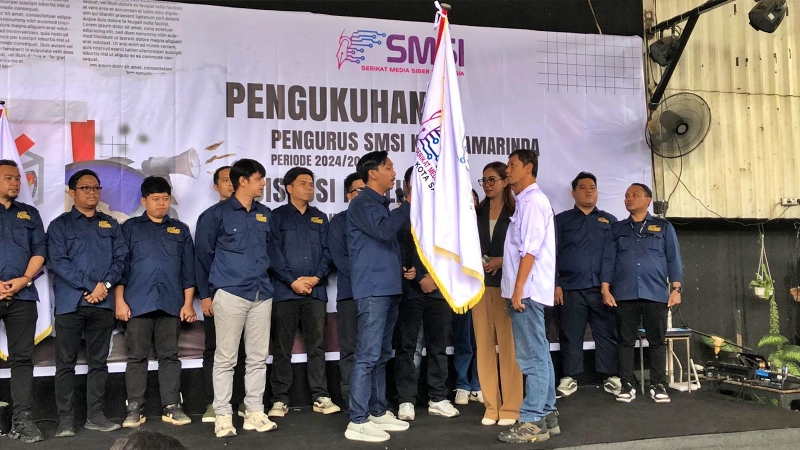 Pengukuhan SMSI Samarinda