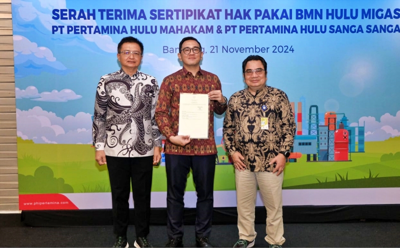PHI Serahkan SHP BMN Tanah untuk Kemanaan Aset Negara