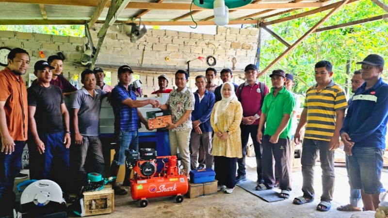 Bantuan Mesin Bubut untuk Tingkatkan Sektor Perikanan