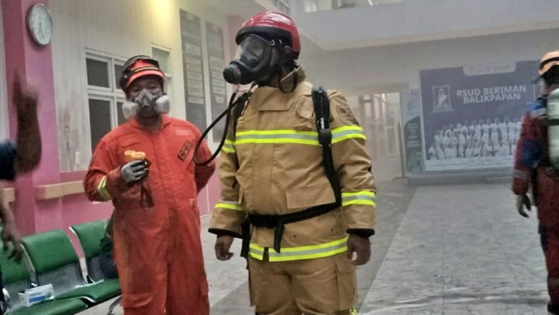 Kebakaran RSUD Beriman Balikpapan, Puluhan Pasien Dievakuasi