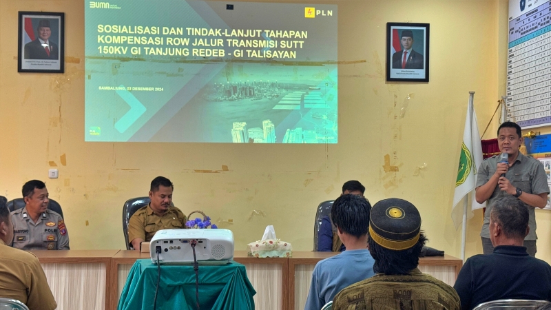 PLN Sosialisasikan Kompensasi ROW SUTT 150kV di Berau