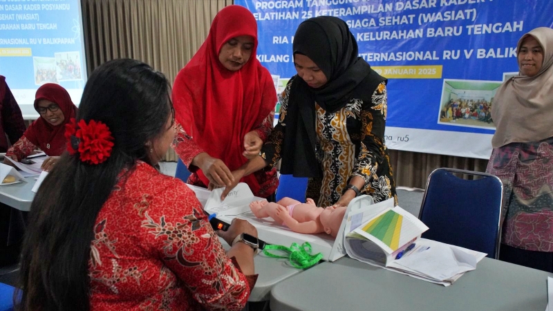 KPI Unit Balikpapan Beri Keterampilan Dasar Kader Posyandu