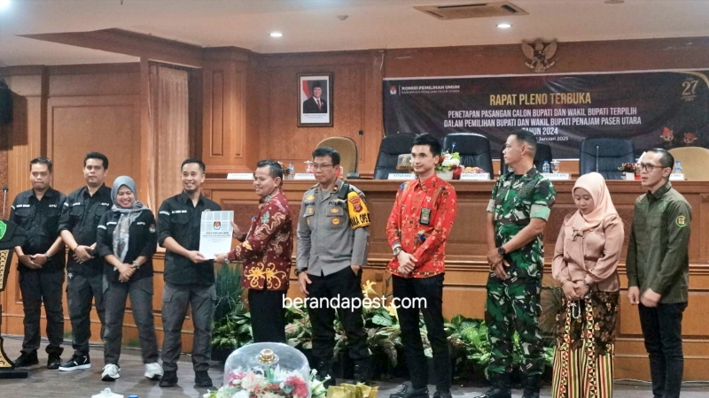 Mudyat Noor dan Abdul Waris Muin Resmi Pemenang Pilkada PPU