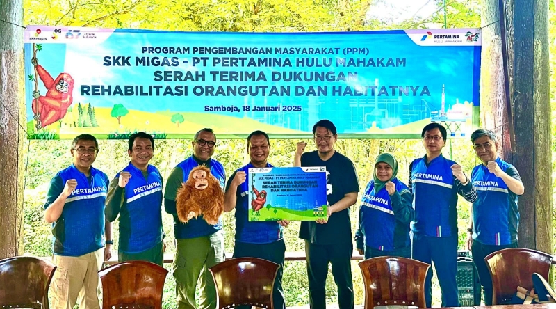PHM dan BOSF Dukung Rehabilitasi Orangutan Kalimantan