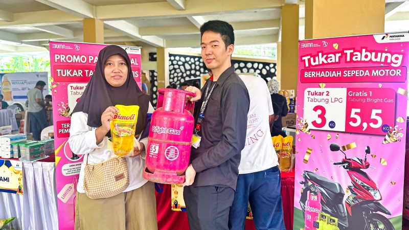 Ada Promo Tukar Tabung di Pasar Murah Gunung Bahagia