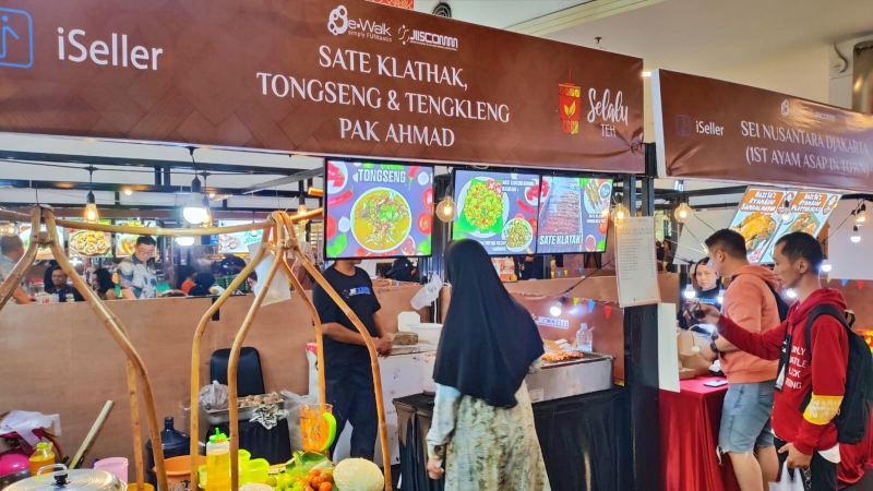 Tenant Sate Klathak Pak Ahmad di Festival Kuliner Joglo Semar, e-Walk BSB