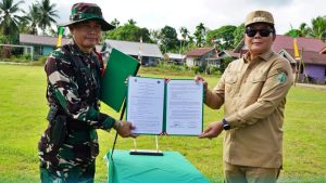 Laham Jadi Lokasi Pelaksanaan TMMD Ke-123 Mahakam Ulu