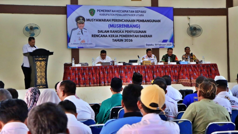 Pemkab PPU Gelar Musrenbang Kecamatan Sepaku untuk RKPD 2026