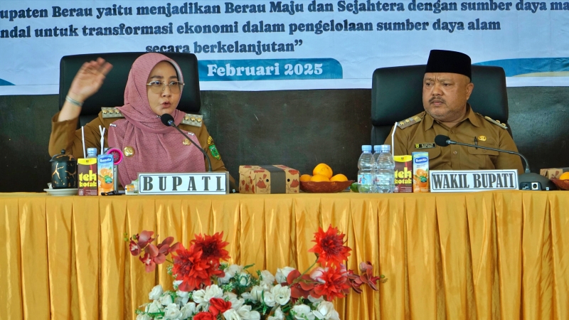 Sri Juniarsih Mas dan Gamalis dalam Musrenbang Kecamatan Biatan