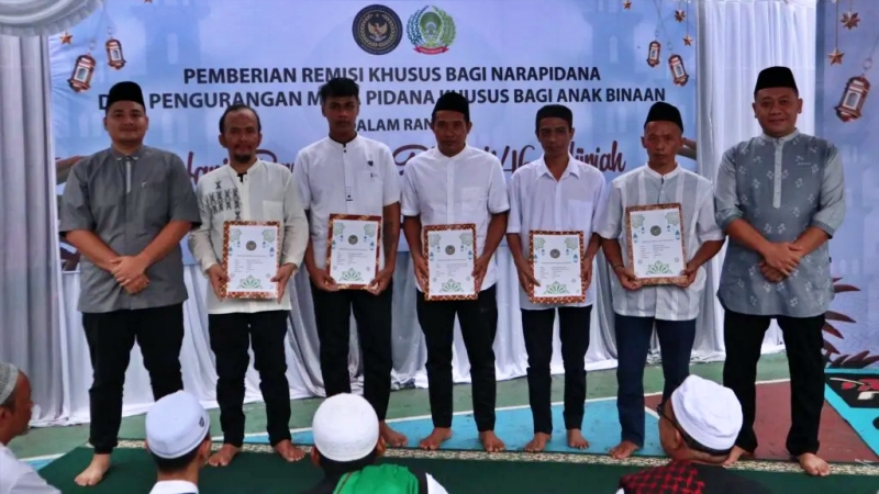 502 Warga Binaan Rutan Tanah Grogot Terima Remisi Idulfitri