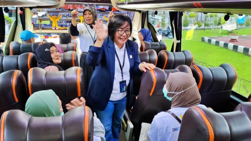 Mudik Aman Bersama PLN Mobile, 100 Pemudik Menuju Kalsel