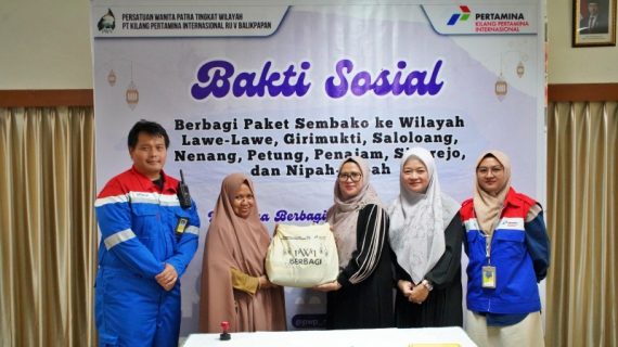 PWP RU V Balikpapan Berikan 500 Paket Sembako bagi Warga PPU