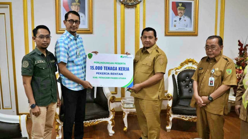 Pemkab PPU Tingkatkan Penerima Manfaat BPJS Ketenagakerjaan