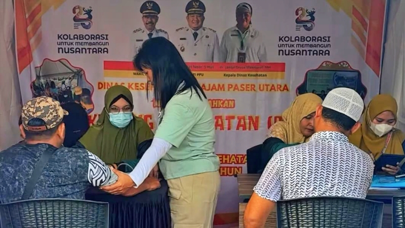 Program PKG Dinkes PPU Hadir di Ramadan Fest 2025