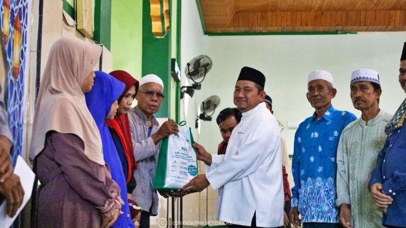 Safari Ramadan di Babulu Darat, Mudyat Noor Salurkan ZIS