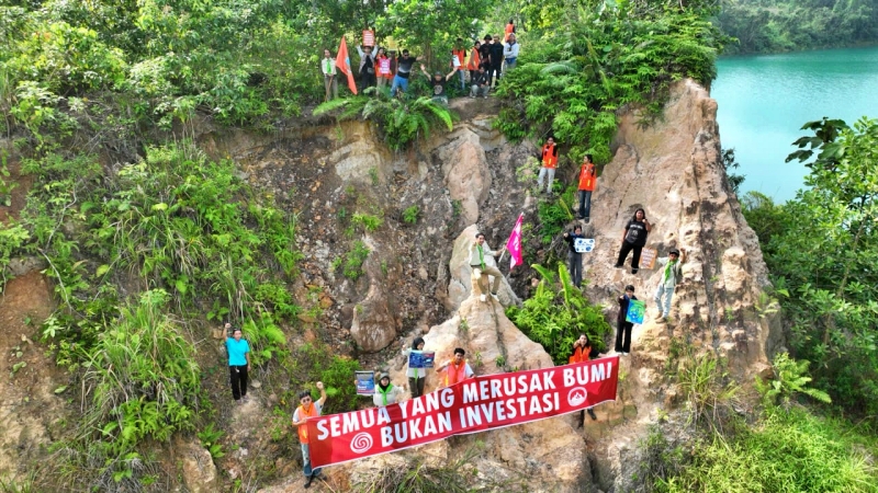 Hari Bumi 2025, Seruan Aksi Tutup Lubang Tambang di Kaltim