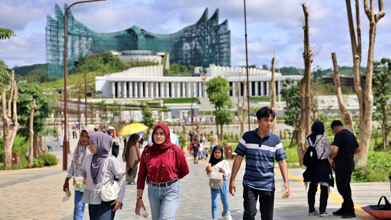 IKN Jadi Primadona Liburan Lebaran, 64 Ribu Orang Berkunjung