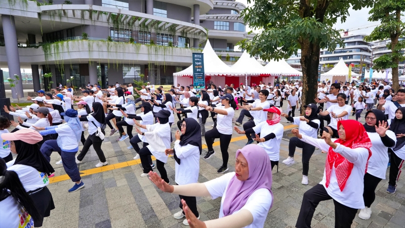 Nusantara Sehat, Ajak Masyarakat IKN Jalani Gaya Hidup Sehat