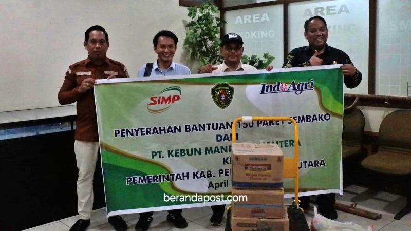 Pemkab PPU Sinergi PT KMS, Salurkan 150 Paket Sembako