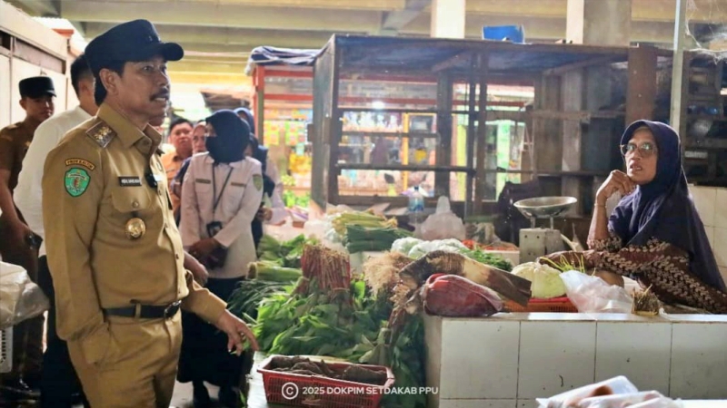Wakil Bupati PPU Tegaskan Penataan Pasar Nenang Prorakyat