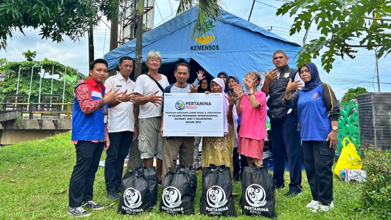 KPI Unit Balikpapan Bantu Korban Kebakaran di Dua Kelurahan