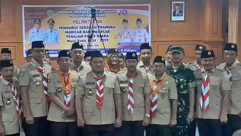 Mudyat Noor Resmi Jabat Ketua Mabicab Pramuka PPU