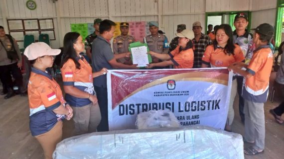 Pergeseran Logistik PSU Mahulu Dikawal Ketat Kepolisian