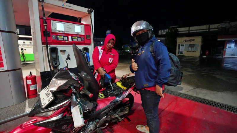 Pertamina Aktifkan Enam SPBU Balikpapan Sejak Jam 5 Pagi