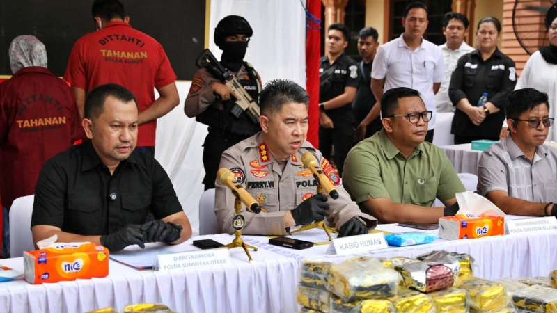 Polda Sumut Gagalkan 100 Kg Sabu, Disamarkan Jadi Kopi
