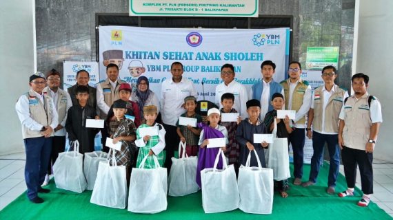 150 Anak Ikuti Khitan Massal Gratis dari YBM PLN Balikpapan