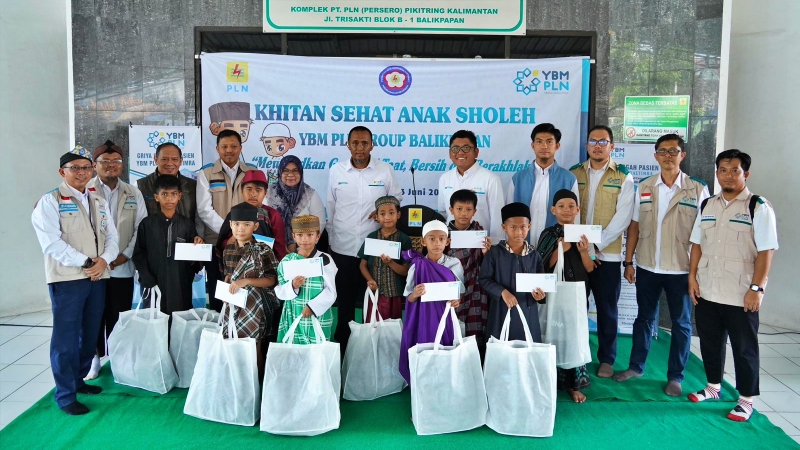 150 Anak Ikuti Khitan Massal Gratis dari YBM PLN Balikpapan