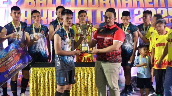 Brimob Juara Turnamen Bola Voli Kapolda Kaltim Cup 2025