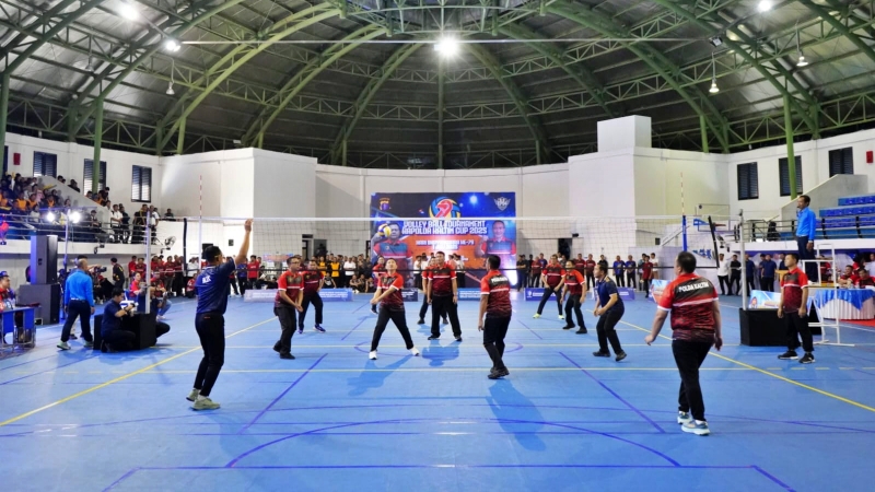 HUT ke-79 Bhayangkara, Polda Kaltim Buka Turnamen Voli Putra
