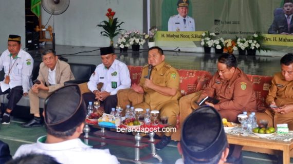 Mudyat Noor Ngopi Manis Bareng Guru Madrasah di PPU