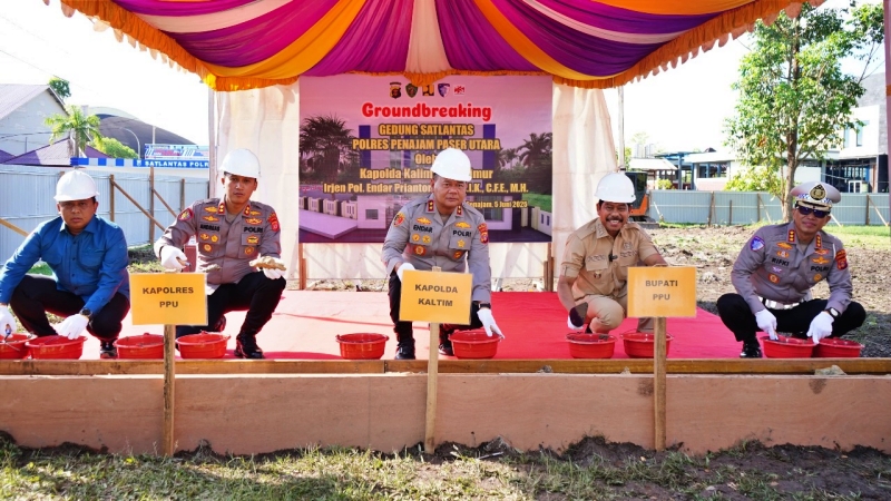 Polda Kaltim Bangun Gedung Satlantas Baru di Penajam