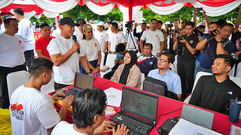 Polda Kaltim Meriahkan CFD Balikpapan, HUT ke-79 Bhayangkara