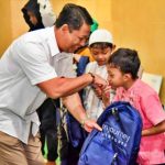 Bandara SAMS Sepinggan Beri Peralatan Sekolah ke Anak Yatim