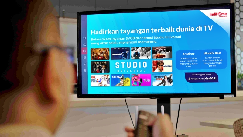 IndiHome TV Hadirkan Studio Universal, Tambah Konten Premium