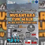 Nusantara Fun Walk 2025 Ajak Warga Sepaku Olahraga Seru