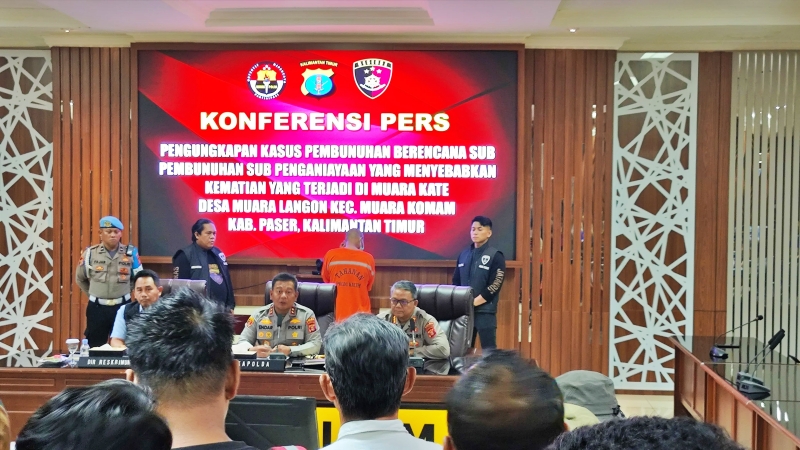 Polda Kaltim Tetapkan Tersangka Pembunuhan di Muara Kate