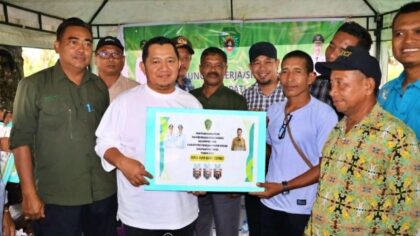 Bupati PPU Motivasi Petani Labangka Barat, Genjot Produktivitas
