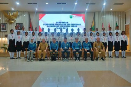 Kesbangpol Berau Mulai Diklat Paskibraka, 35 Peserta Lolos