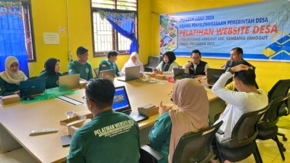 Pelatihan Website Desa Kembang Janggut, Tingkatkan Layanan