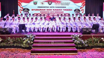 Pesan Wali Kota Samarinda untuk Paskibraka saat Syukuran