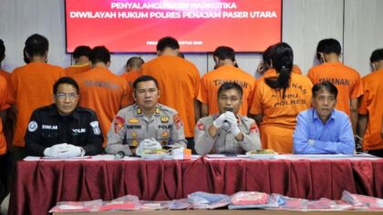 Polres PPU Ungkap 9 Kasus Narkoba, 18 Tersangka Ditangkap