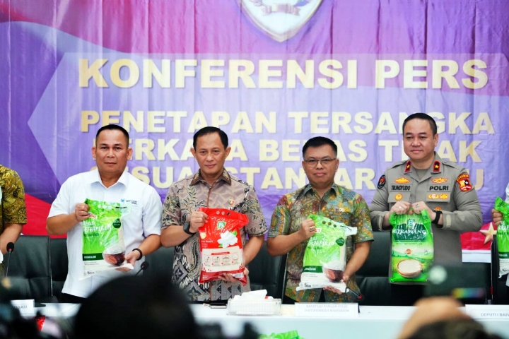 Satgas Pangan Polri Tetapkan 3 Tersangka Kasus Beras