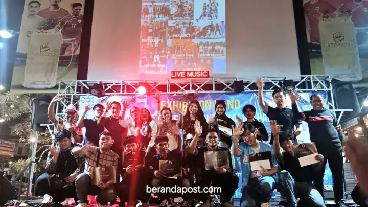 Serunya Exhibition Band Regenerasi Balikpapan di Pasar Segar